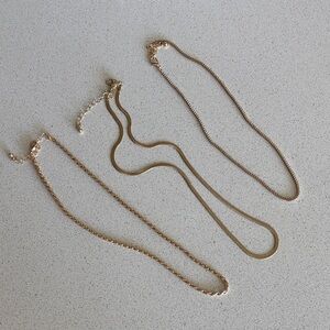 Gold Necklace Set